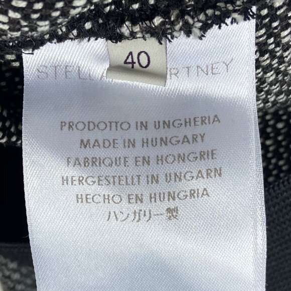 Stella Mccartney Cotton Stretch Slim Fit Trousers Size 40 or 6 Grey‎ Leggings - Picture 6 of 10